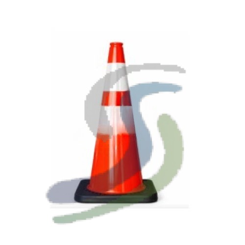 PVC Cone 5kg Rubber Base 750mm